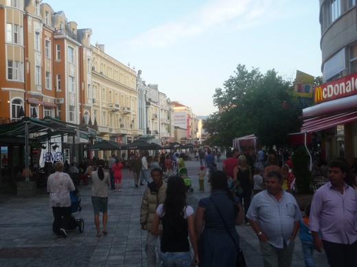 Fußgängerzone in Plovdiv