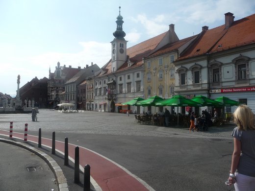 Stadtplatz in Maribor