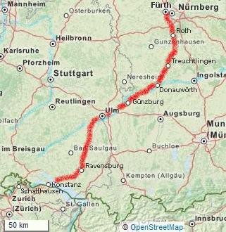 Fürth/Bay. bis Konstanz
