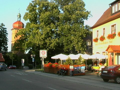 Gasthof am Ortseingang von Dinkelsbühl