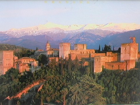 Alhambra über Granada