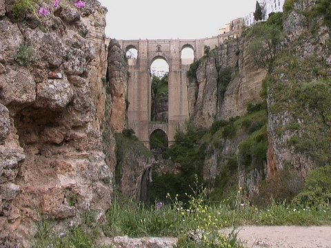 historische Brücke in Ronda