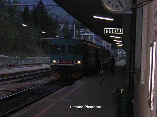 Limone-Piemonte, erster Ort hinter dem Tunnel