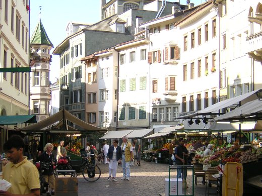 Markttag in Bozen