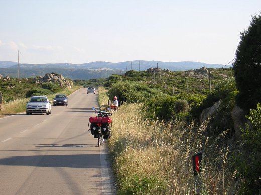 Küstenstraße im NW von Sardinien