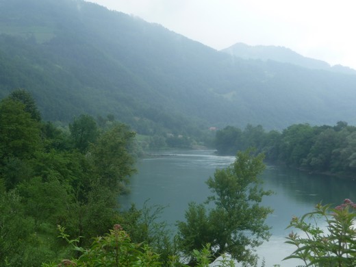beeindruckender Grenzfluß Drina