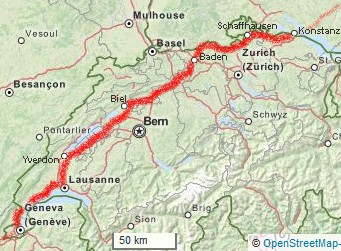 Konstanz bis Genf