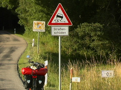Grenzübergang nach Bayern